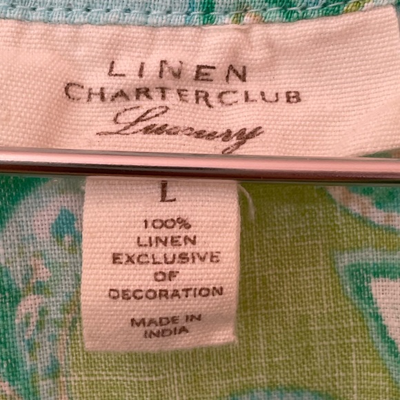 Embellished paisley print linen tunic - Picture 5 of 5